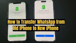 How to Transfer WhatsApp Chat from Old iPhone to New iPhone