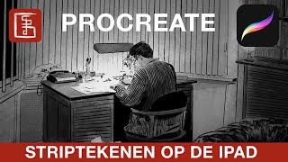 Procreate strip tekenen op de iPad