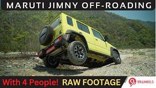 Maruti Jimny 5-door Off Roading Video || Raw Footage With Engine / Suspension Sound