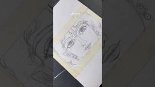 How to draw Krishna eyes very easily  ️️ #krishna #shrikrishna #harekrishna #radhakrishna #art ￼