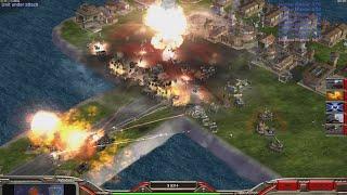 Random 1v5 Random - Command & Conquer Generals Zero Hour - 1 vs 5 HARD Gameplay