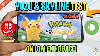 Nintendo Switch Emulation Test On Low End Android Device! Yuzu VS Skyline | Best Switch Emulator