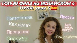 Испанский язык с НУЛЯ - 3 урок: приветствие, знакомство, прощание на испанском