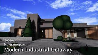 BLOXBURG: Modern Industrial Getaway | No-Gamepass | Speedbuild | Roblox