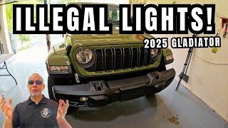 2025 Gladiator Gets Smoked Headlights!