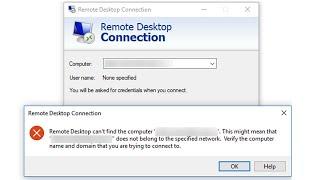 How To Fix Remote Desktop Can’t Find the Computer on Windows 10