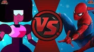 Garnet vs Spiderman! (Steven Universe vs Marvel)! Cartoon Fight Night Episode 42!