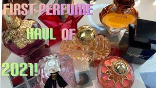 **NEW** FIRST PERFUME HAUL OF 2021! BLIND PERFUME HAUL | | ADRIENNADC