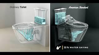 Water Saving Technology in American Standard Toilet