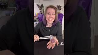 Cleansing crystals with a tuning fork