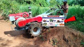 Day -6 || My Kamco Power Tiller Preparing The Field For Cauliflower Farming In Winter ||