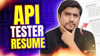 How to Write an API Tester Resume (With Example)