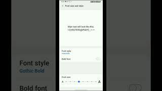 Font style कैसे change करे  बिना किसी third party application  को install किये|| #shorts​ #viral​