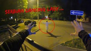 ESCAPING SERBIAN DANCING LADY (Parkour POV Chase)