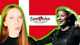 LET'S REACT TO DENMARK'S SONG FOR EUROVISION 2025 // SISSAL "HALLUCINATION"