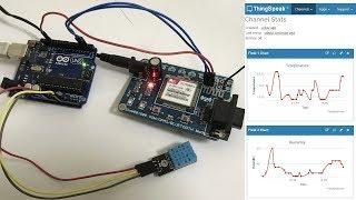 Cellular IoT |  Send Data to Thingspeak Server using SIM800/900 GSM/GPRS Module