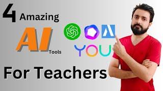 Four amazing AI tools for teachers || Best free AI tools for teaching