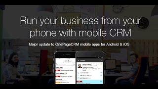 Simple mobile CRM for iPhone and Android   OnePageCRM 3