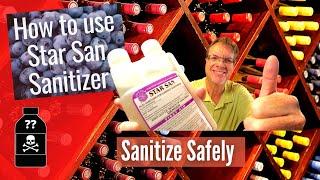 How to Sanitize Homebrew and Wine Equipment - Star San - Sanitation Made Easy - Is Star San Safe?