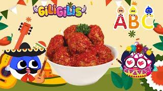 Fun With Fruits & Veggies  | Yummy Yummy Song For Gili - Learn Abc With Giligilis!