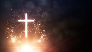 Golden Cross with Beautiful Particles | 4K Looping Video