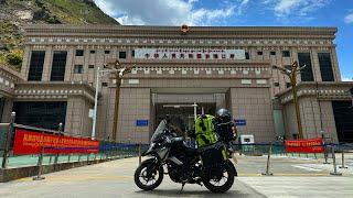 【4K】Motorcycle Tour in Western China 35:Geelong, Tibet - Geelong Port,Tibet,go and come back.