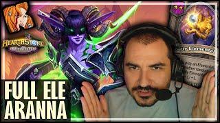 FULL ELEMENTAL ARANNA! - Hearthstone Battlegrounds