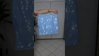 Blue Sequin Mini Skirt ️ Outfit Reveal