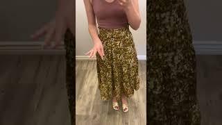 Try On - Sunny Side Up Skirt Mustard