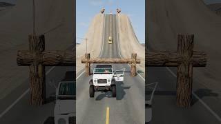 Cars vs Log Trap #1 - BeamNG.Drive