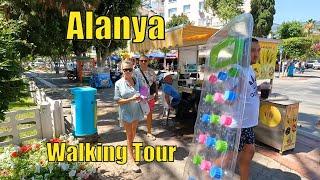  Alanya Walking Tour | Street Walking Tour Turkey 4K 