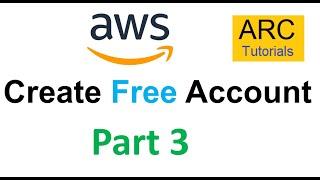 AWS Tutorial for Beginners #3 - Create Free AWS Account