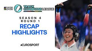 SPRINT UPSET!  | UCI Track Champions League 2024 Round 1 Highlights | Eurosport Cycling