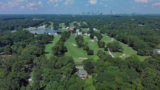 Flyover of East Lake GC Home of the Tour Championship Ready 18 holes