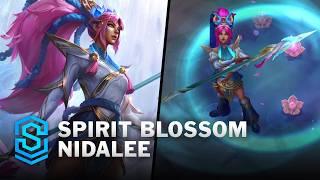 Spirit Blossom Nidalee Skin Spotlight - Pre-Release - PBE Preview - League of Legends