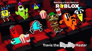 I watched a horror movie at RoMovie Theater | Roblox | TtFM