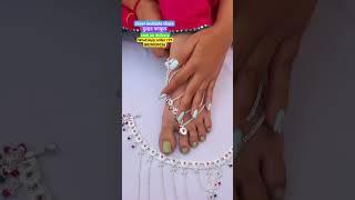 Antique designer silver multiple chain dulhan pagphool, with 67% discount on instant order #shotrs