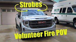 Volunteer Firefighter POV Strobes | Emergency Light Install on a 2024 GMC Sierra