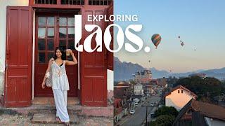 falling love with LAOS  visiting luang prabang & van vieng, what I did & ate +prices! travel vlog