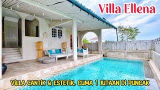 VILLA ELLENA || Villa Cantik & Instagramable Cuma 1 Jutaan di Puncak!!