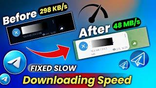 Telegram ka downloading speed kaise badhaye || How to increase telegram download speed 2024