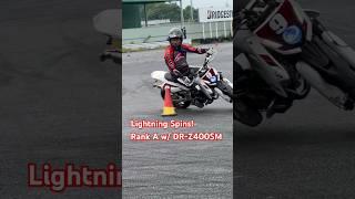 Lightning Spins – DR-Z400SM Unleashed! Mr.  Okamura, Rank A #motogymkhana