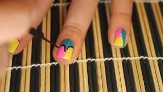 manicure 3 colors I  Маникюр 3 цвета