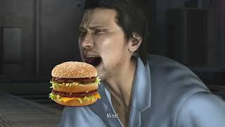 daigo dojima burger cartoon silly chomp [Yakuza]