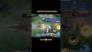 Part -1 | Paquito Flicker Combo Tutorial 2024 |  #paquito #mlbb #youtubeshorts  #indonesia