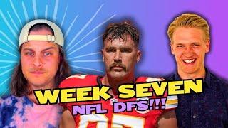 Week Seven NFL DFS DraftKings Game-By-Game Fantasy Football Breakdown w/ Jakob Sanderson