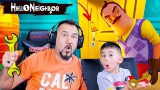 GİZLİ KAPI BULDUK! GİZEMLİ KOMŞU PEŞİMİZDE! | HELLO NEIGHBOR #2