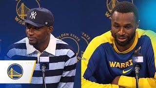 Jonathan Kuminga & Andrew Wiggins Recap Warriors Win vs. Rockets | Dec. 5, 2024