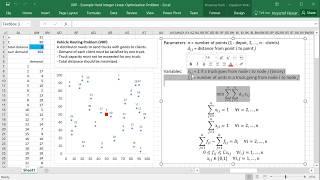 Vehicle Routing Problem (VRP) - Example Hard Mixed-Integer Linear Programming MILP Problem