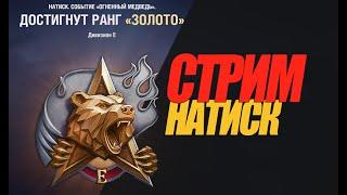 СТРИМ НАТИСК. ИГРАЮ В ОДИНОЧКУ. ПОДДЕРЖАТЬ СТРИМ #миртанков #wot